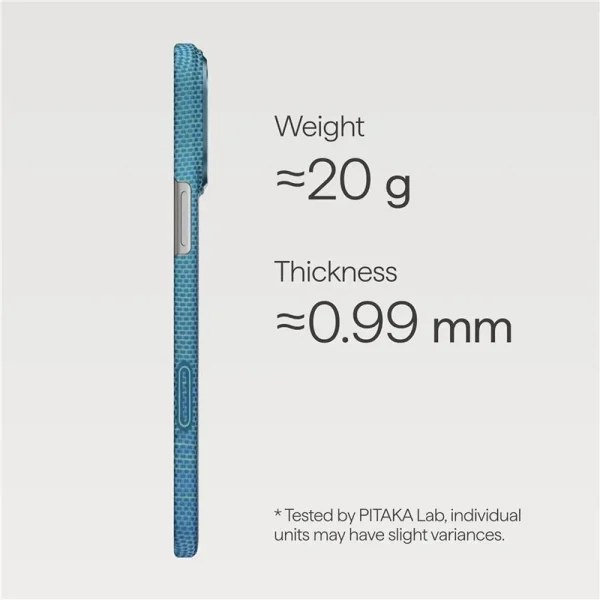 Θήκη iPhone 17 Pro Max Pitaka Ultra-Slim Case Lucid Blue - Image 8