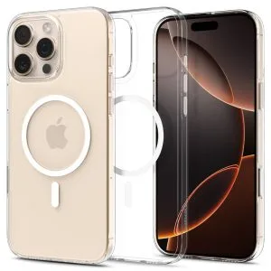Θήκη iPhone 16 Pro Spigen Thin Fit T Mag MagSafe διάφανη λευκή
