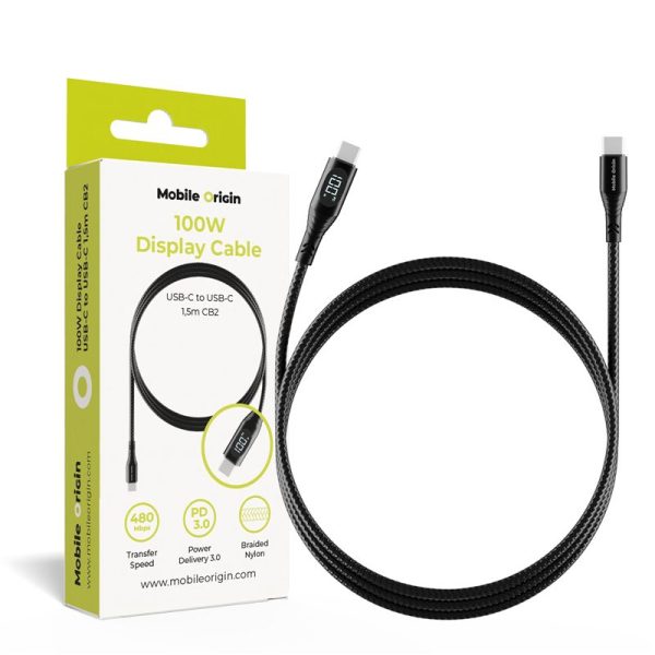 Mobile Origin 100W Display Cable USB-C to USB-C 1