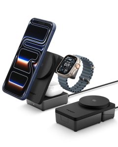 Spigen Essential MagSafe 3-in-1 Wireless Charger EF323MQ