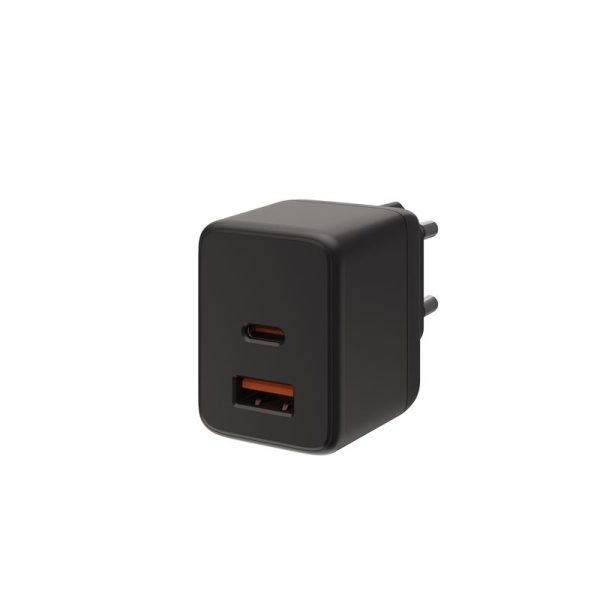 UAG SRGE 30W 2Port (USB-C USB-A) Wall Charger EU Black (9B443511V4040) - Image 3