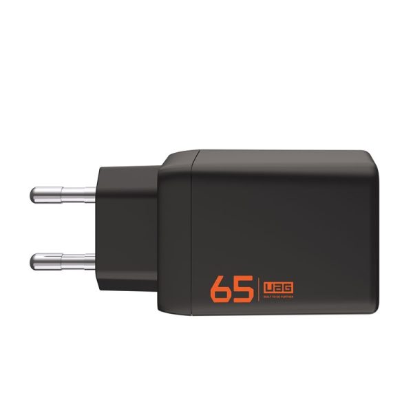 UAG SRGE 65W 3Port ((2)USB-C (1)USB-A)Wall Charger EU Black (9B443711V4040) - Image 11