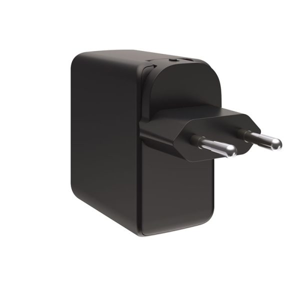 UAG SRGE 100W 3Port ((2)USB-C (1)USB-A) Wall Charger WW Black (9B443811V4040) - Image 9