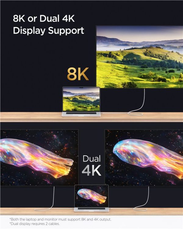 Spigen Essential USB C to USB C 240W Fabric Cable white EB24015CC (ACA10422) - Image 5