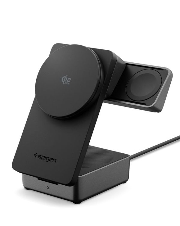 Spigen Essential MagSafe 3-in-1 Wireless Charger EF323MQ Black (ACH10398) - Image 3
