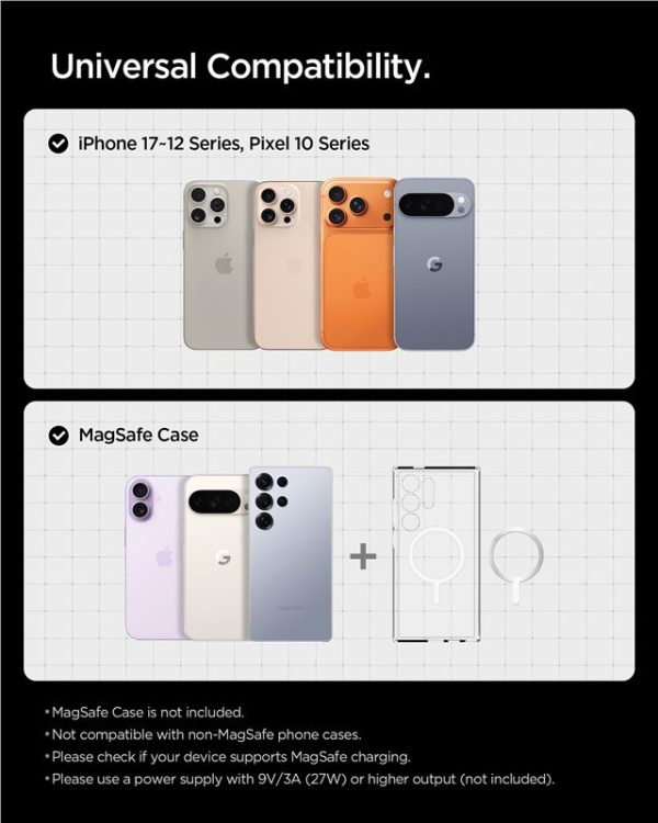 Spigen Essential MagSafe Wireless Car Charger EV15MAQ Black - Air vent (ACP10513) - Image 7