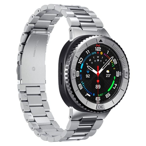 Spigen Bezel Tune (Pilot) Silver-Samsung Galaxy Watch 8 Classic 46mm (ACS10015) - Image 9