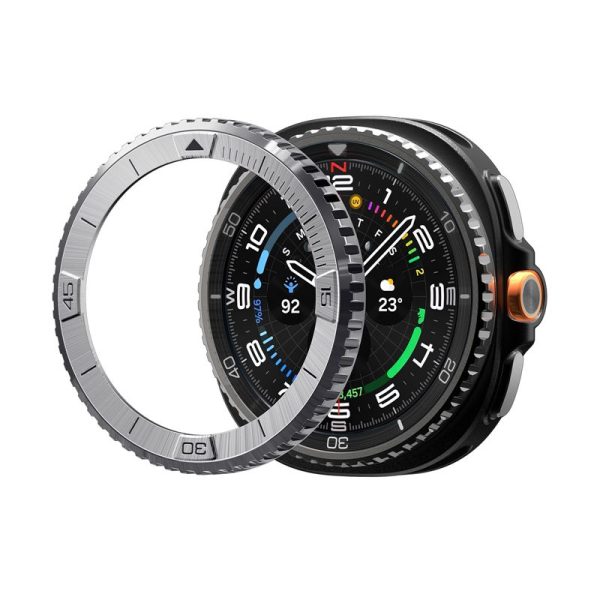 Spigen Bezel Tune (Pilot) Silver-Samsung Galaxy Watch 8 Classic 46mm (ACS10015) - Image 13