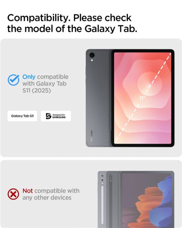 Spigen Nano Pop Black Sesame-Samsung Galaxy Tab S11 11.0 (ACS10214) - Image 11