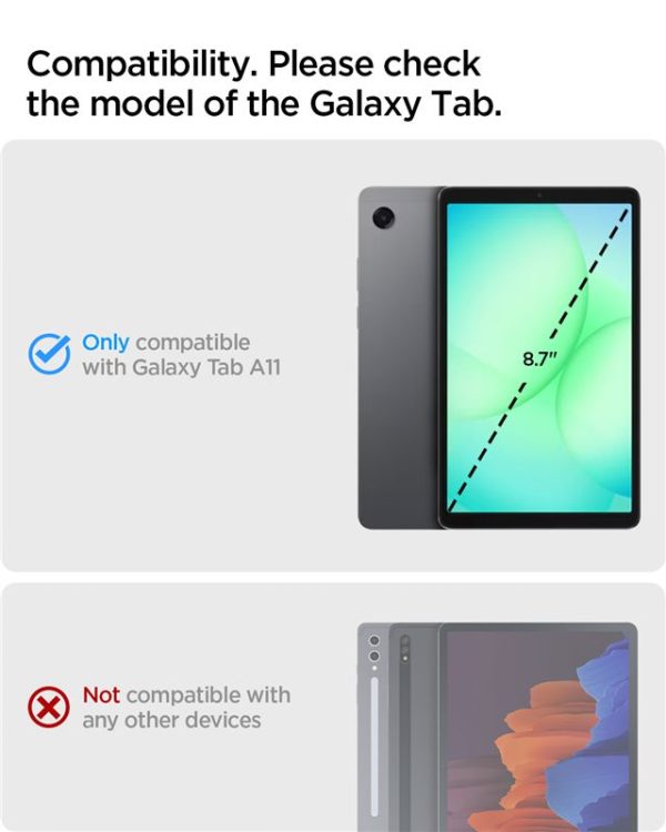 Spigen Rugged Armor matte black - Samsung Galaxy Tab A11 (ACS10462) - Image 6