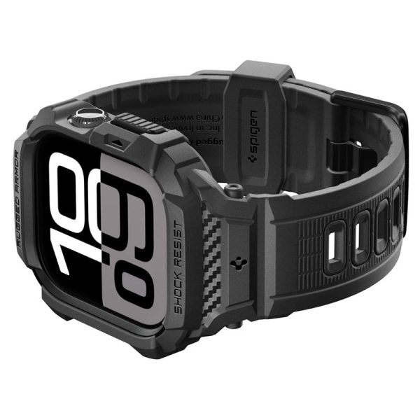Spigen Rugged Armor Pro 2 Matte Black-Apple Watch 11 46mm (ACS10503) - Image 13