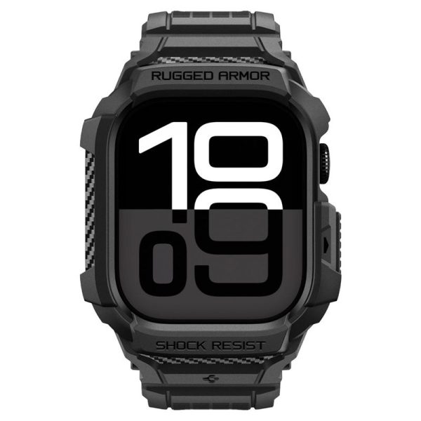 Spigen Rugged Armor Pro 2 Matte Black-Apple Watch 11 46mm (ACS10503) - Image 14