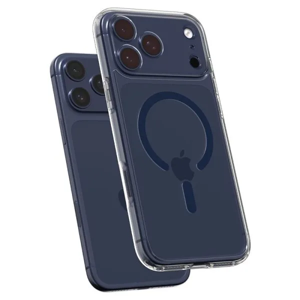 Θήκη Spigen Ultra Hybrid MagSafe – iPhone 17 Pro Max – Clear / Deep Blue (ACS11108) - Image 6