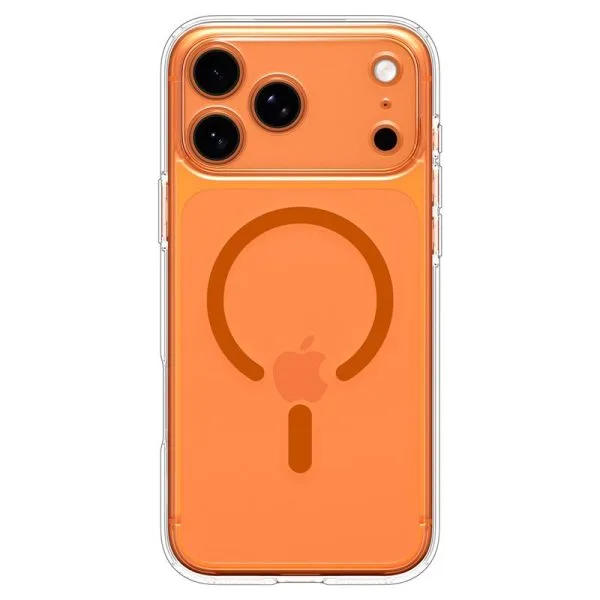 Θήκη Spigen Ultra Hybrid MagSafe – iPhone 17 Pro Max – Clear / Orange (ACS11109) - Image 8