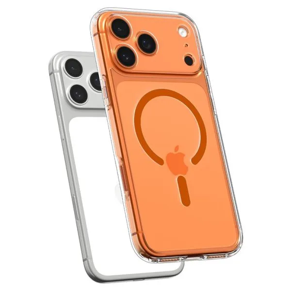 Θήκη Spigen Ultra Hybrid MagSafe – iPhone 17 Pro Max – Clear / Orange (ACS11109) - Image 11
