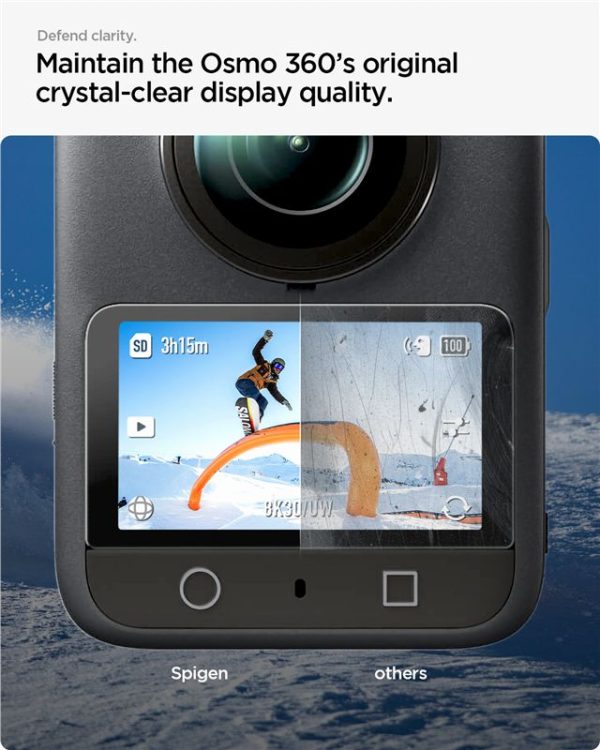 Spigen Glass tR Slim 2 Pack-DJI Osmo 360 (AGL10796) - Image 8
