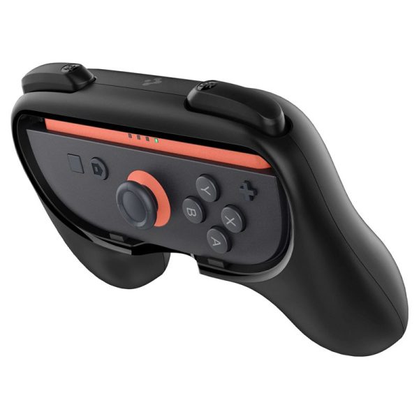 Spigen Joy-Con Grip NS100 Black- Nintendo Switch 2 (AGP10162) - Image 10