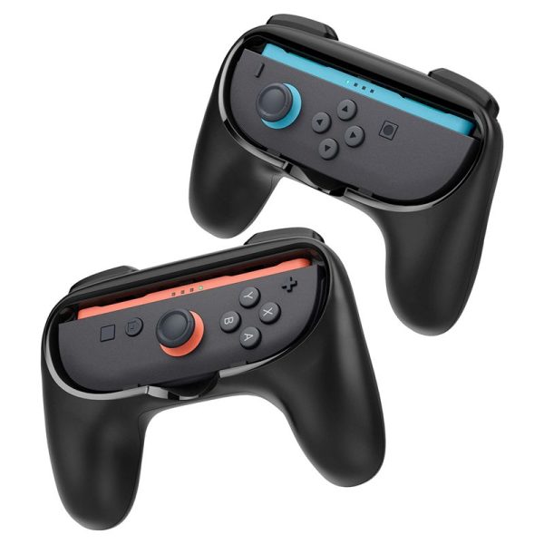 Spigen Joy-Con Grip NS100 Black- Nintendo Switch 2 (AGP10162) - Image 18