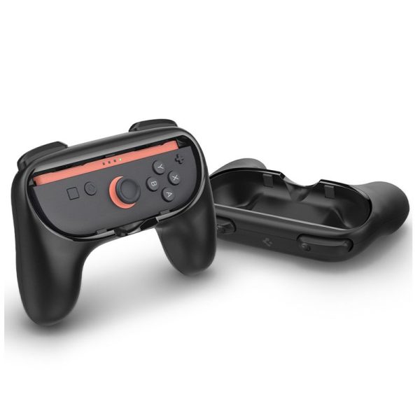 Spigen Joy-Con Grip NS100 Black- Nintendo Switch 2 (AGP10162) - Image 7