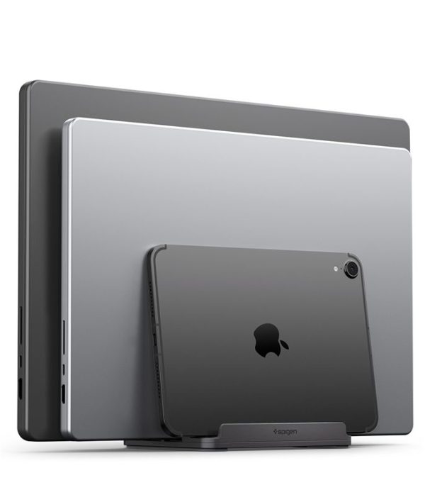 Spigen Vertical Laptop Stand LD208S4 Space Gray (AMP10640) - Image 3