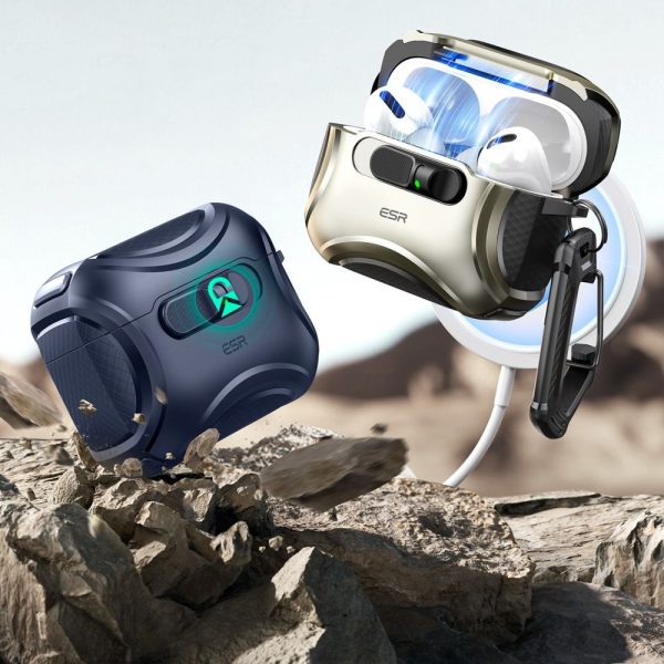 ESR CYBER FLICKLOCK HALOLOCK MAGSAFE APPLE AIRPODS PRO 3 BLUE - Image 4