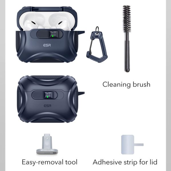 ESR CYBER FLICKLOCK HALOLOCK MAGSAFE APPLE AIRPODS PRO 3 BLUE - Image 6