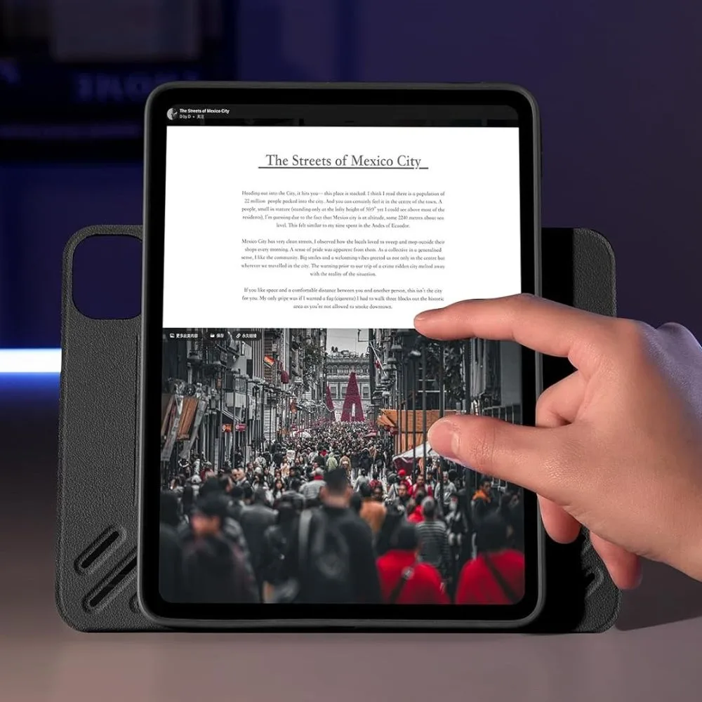 Θήκη iPad Pro 13 7ης/8ης Γενιάς 2024-2025 ESR Flip Hybrid Black - Image 3