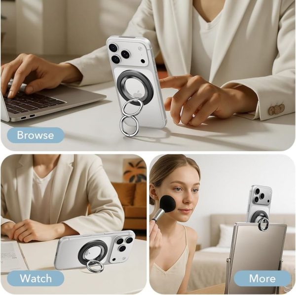 ESR MAGNETIC 360 HALOLOCK MAGSAFE PHONE RING BLACK - Image 2