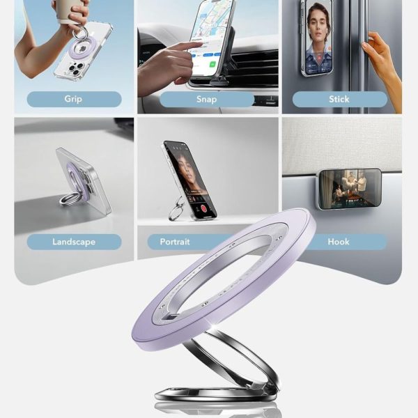 ESR MAGNETIC 360 HALOLOCK MAGSAFE PHONE RING LAVENDER - Image 2