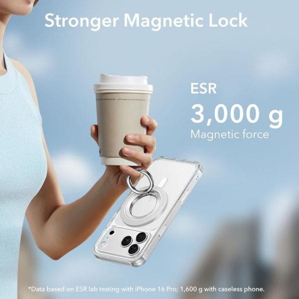 ESR MAGNETIC 360 HALOLOCK MAGSAFE PHONE RING WHITE - Image 4