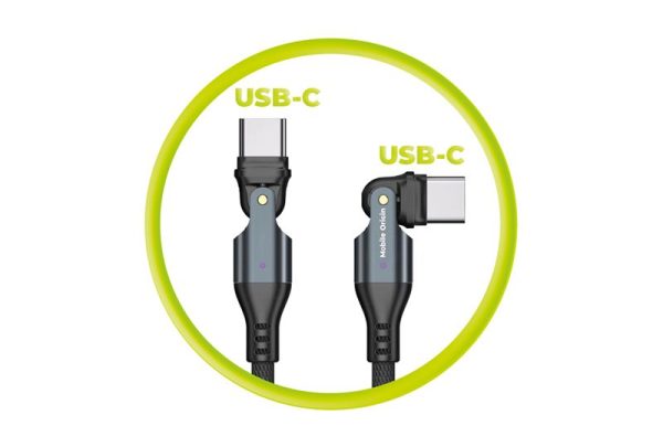 Mobile Origin 240W Rotating Cable USB-C to USB-C CB3 (MO-240WRC-CB3) - Image 3