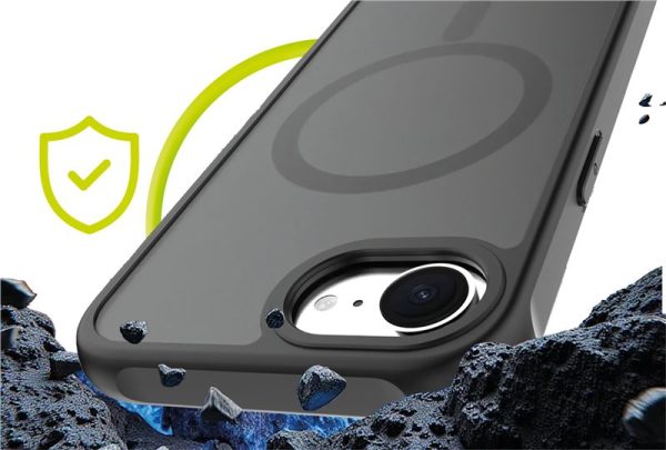 Mobile Origin Hybrid MagSafe Case Matte Black-Apple iPhone 16e (MO-HYBL-IP16E) - Image 3