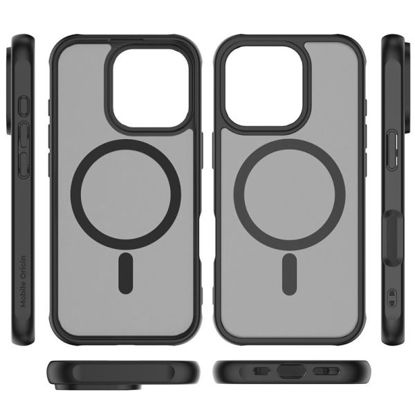 Mobile Origin Hybrid MagSafe Case Matte Black-Apple iPhone 16 Pro (MO-HYBL-IP16P) - Image 9
