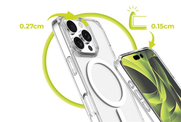 Mobile Origin Hybrid MagSafe Case Clear-Apple iPhone 16 Pro (MO-HYCL-IP16P) - Image 6