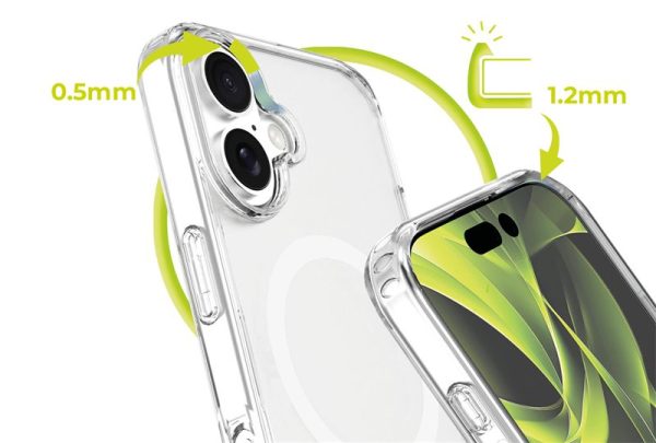 Mobile Origin Hybrid MagSafe Case Clear-Apple iPhone 16 (MO-HYCL-IP16) - Image 6