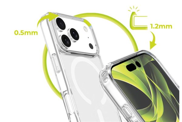 Mobile Origin Hybrid MagSafe Case Clear-Apple iPhone 17 Pro (MO-HYCL-IP17P) - Image 5