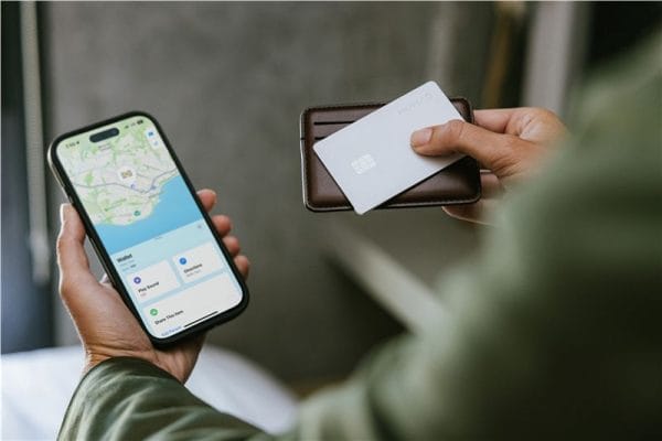 Tracker Πορτοφολιού Nomad Tracking Card Pro Find My White - Image 4