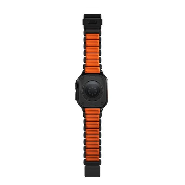Nomad Stratos Band black titanium ultra orange FKM-Apple Watch 45/46/49mm (NM011116858) - Image 2