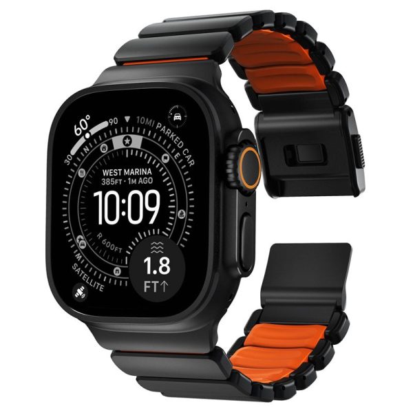 Nomad Stratos Band black titanium ultra orange FKM-Apple Watch 45/46/49mm (NM011116858) - Image 6