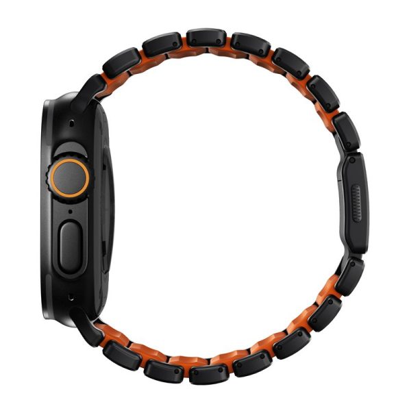 Nomad Stratos Band black titanium ultra orange FKM-Apple Watch 45/46/49mm (NM011116858) - Image 8