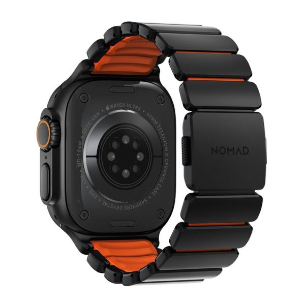 Nomad Stratos Band black titanium ultra orange FKM-Apple Watch 45/46/49mm (NM011116858) - Image 13
