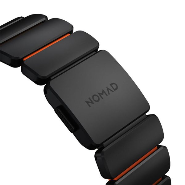 Nomad Stratos Band black titanium ultra orange FKM-Apple Watch 45/46/49mm (NM011116858) - Image 9