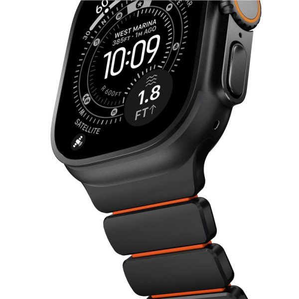 Nomad Stratos Band black titanium ultra orange FKM-Apple Watch 45/46/49mm (NM011116858) - Image 11