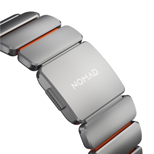 Nomad Stratos Band natural titanium ultra orange FKM-Apple Watch 45/46/49mm (NM011123858) - Image 10