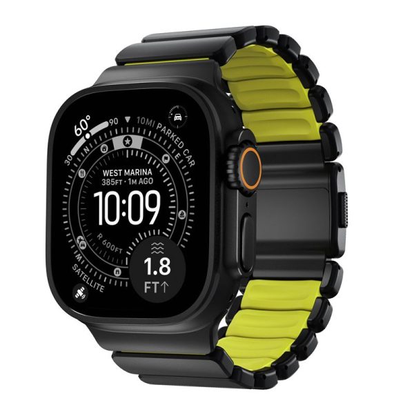 Nomad Stratos Band black titanium volt FKM-Apple Watch 45/46/49mm (NM011130858) - Image 12