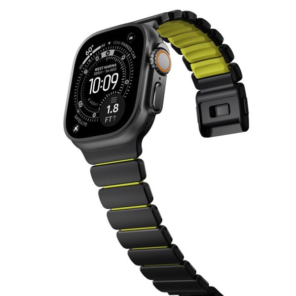 Nomad Stratos Band black titanium volt FKM-Apple Watch 45/46/49mm (NM011130858) - Image 8