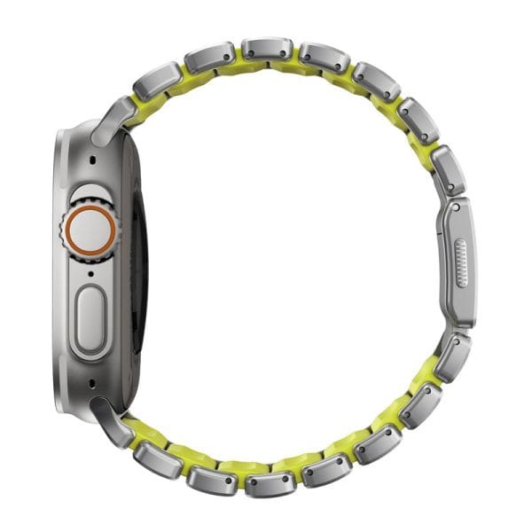 Nomad Stratos Band natural titanium volt FKM-Apple Watch 45/46/49mm (NM011147858) - Image 8