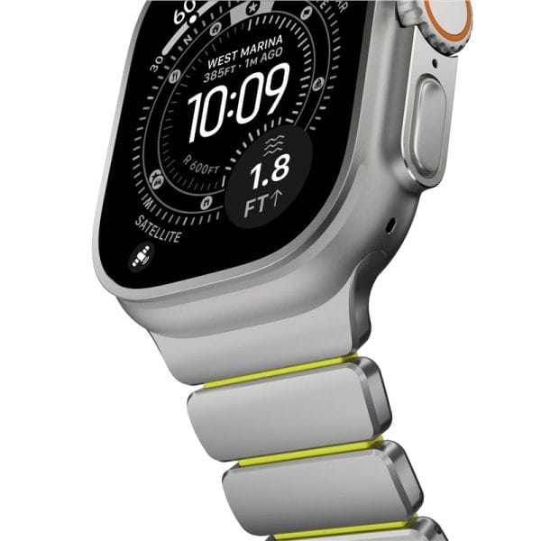 Nomad Stratos Band natural titanium volt FKM-Apple Watch 45/46/49mm (NM011147858) - Image 12
