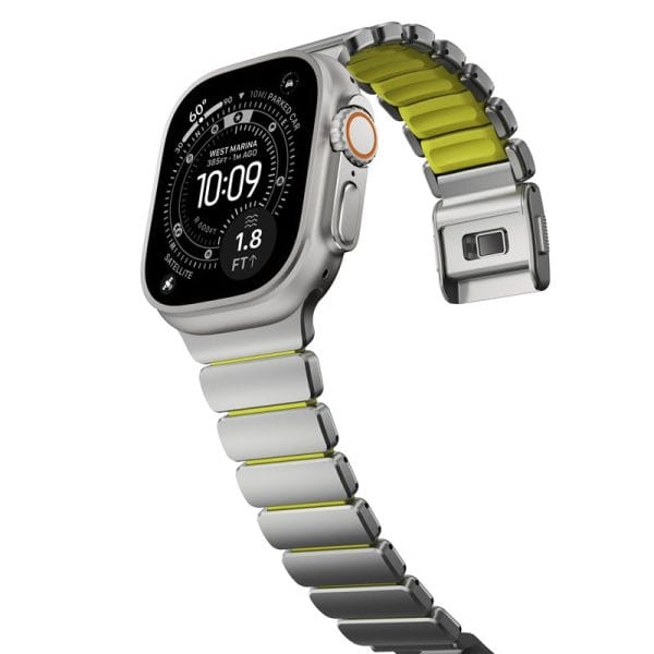 Nomad Stratos Band natural titanium volt FKM-Apple Watch 45/46/49mm (NM011147858) - Image 13