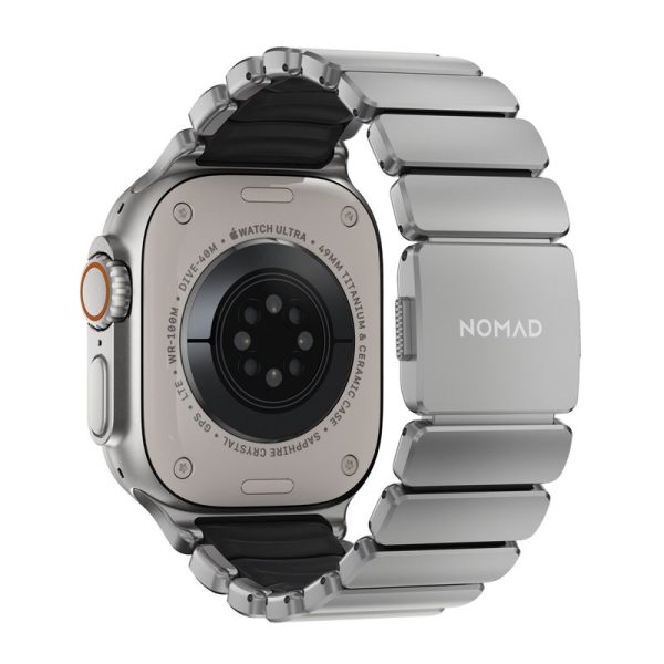 Nomad Stratos Band natural titanium black FKM-Apple Watch 45/46/49mm (NM014421858) - Image 3